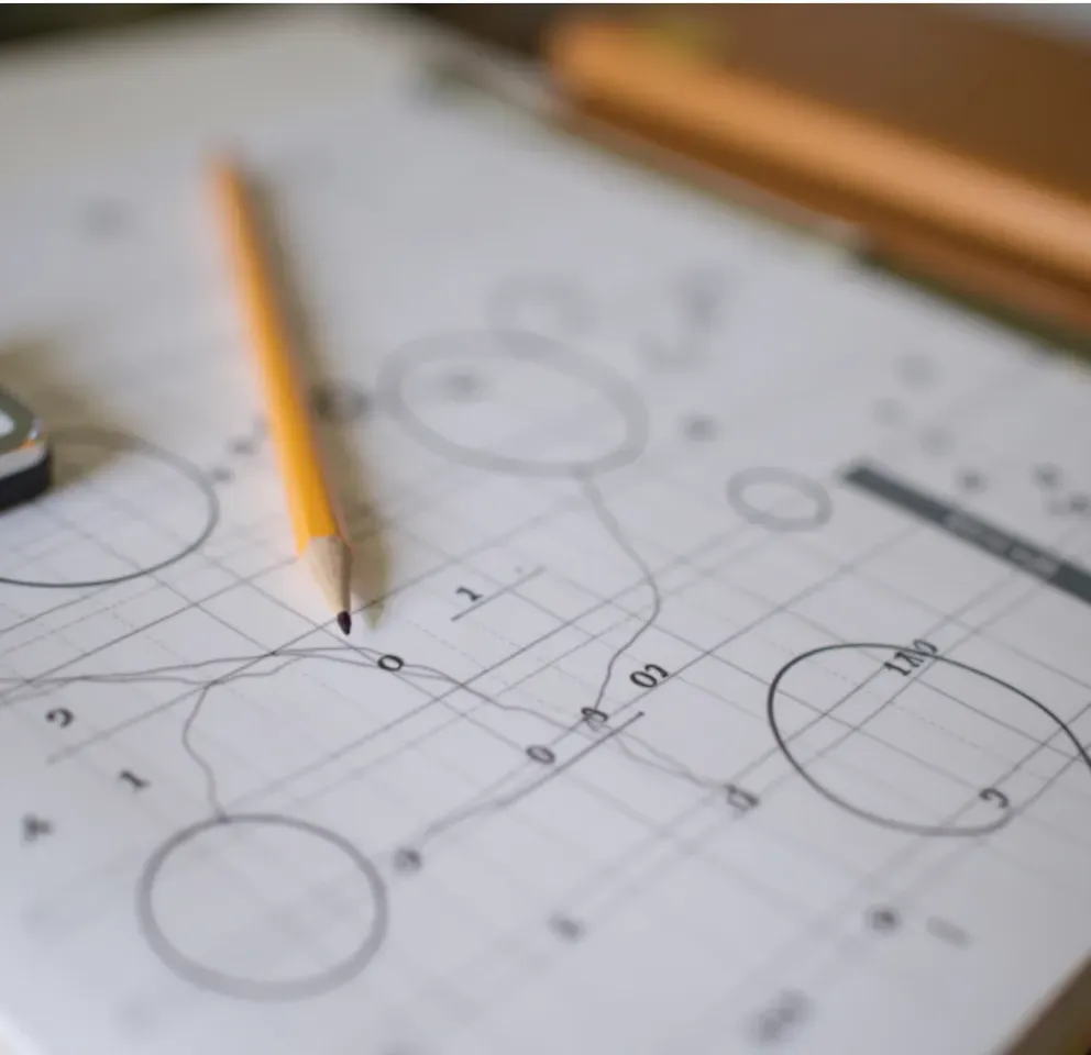 A visual representation of mathematical models and feedback loops in regulatory systems